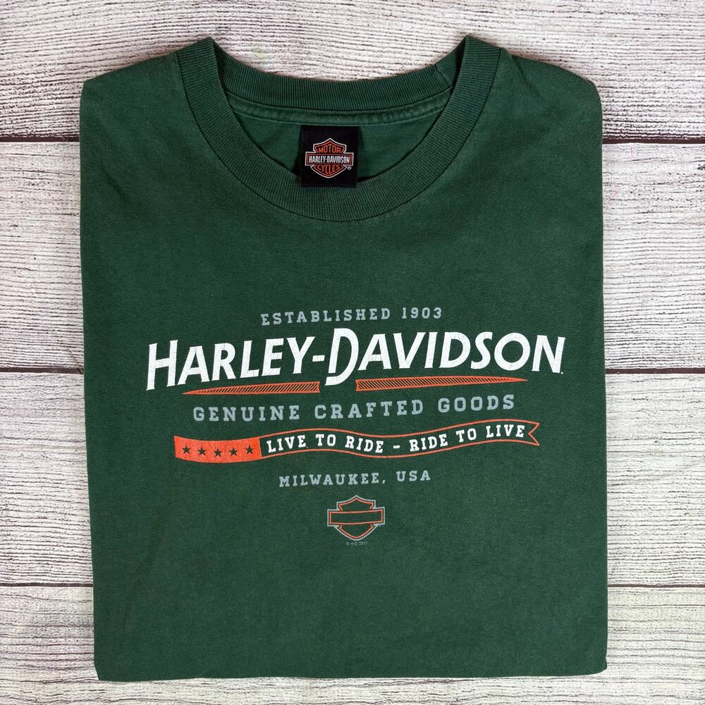 Harley Davidson Motorcycles Olathe, Kansas T-shirt